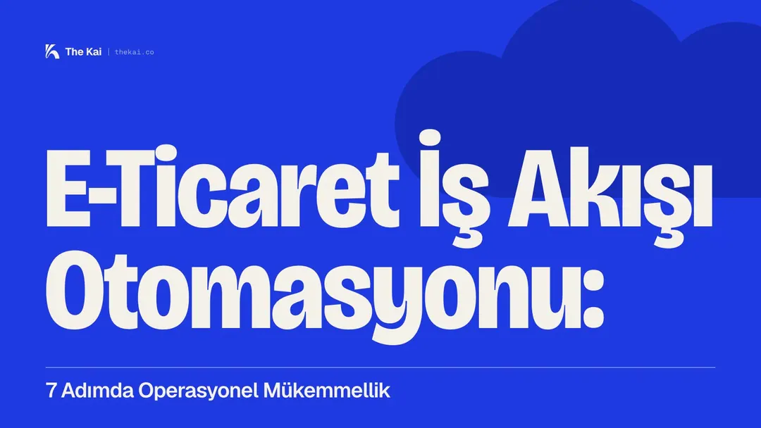 E-Ticaret İş Akışı Otomasyonu: 7 Adımda Operasyonel Mükemmellik — kapak