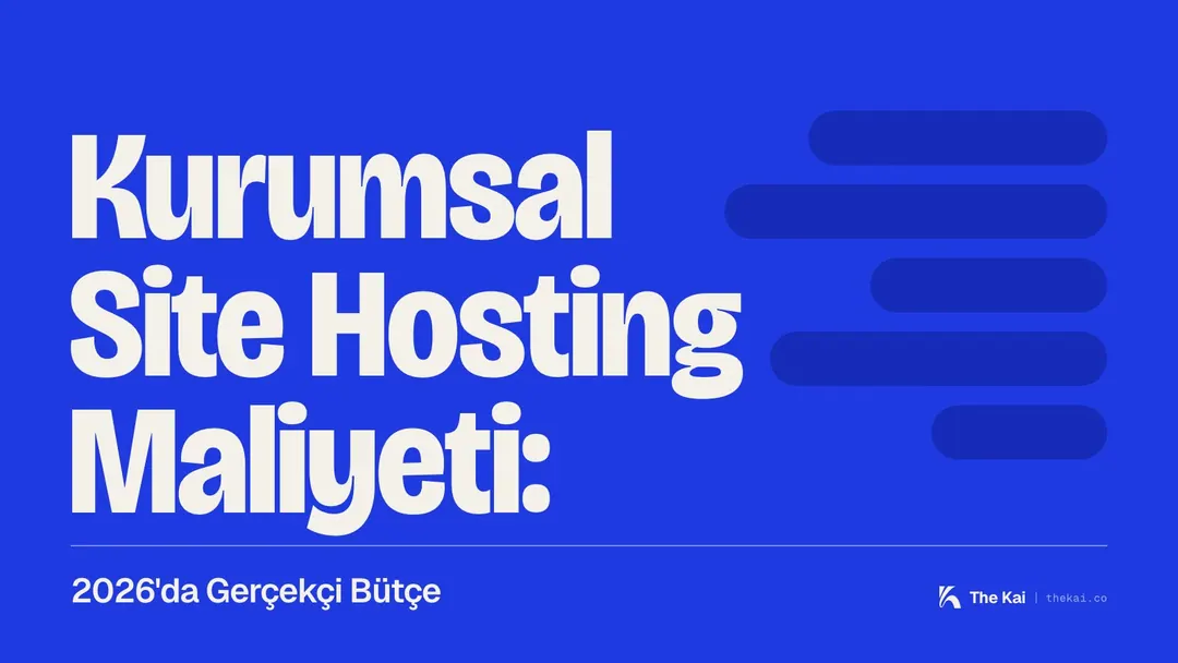 Kurumsal Site Hosting Maliyeti: 2026'da Gerçekçi Bütçe — kapak